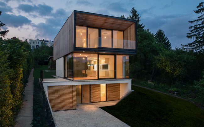 EFH wooden frame | f2p architekten | Niedrigenergiewohnhaus